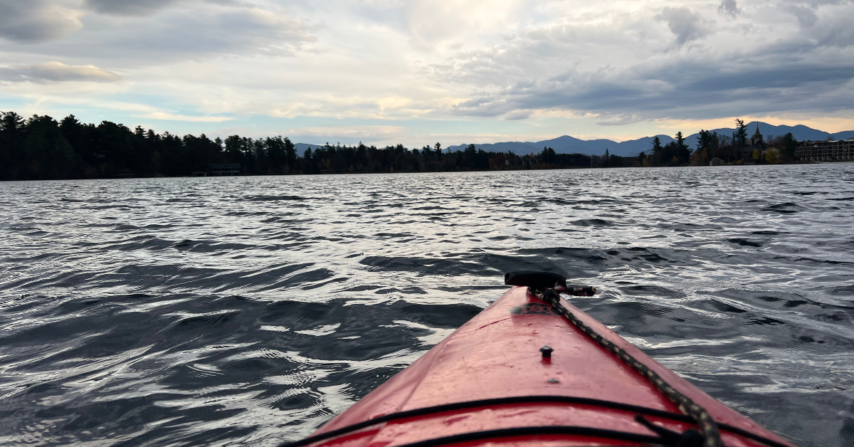Kayaking on Mirror Lake