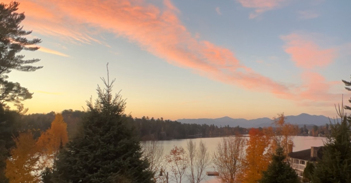 Mirror Lake in Sunset