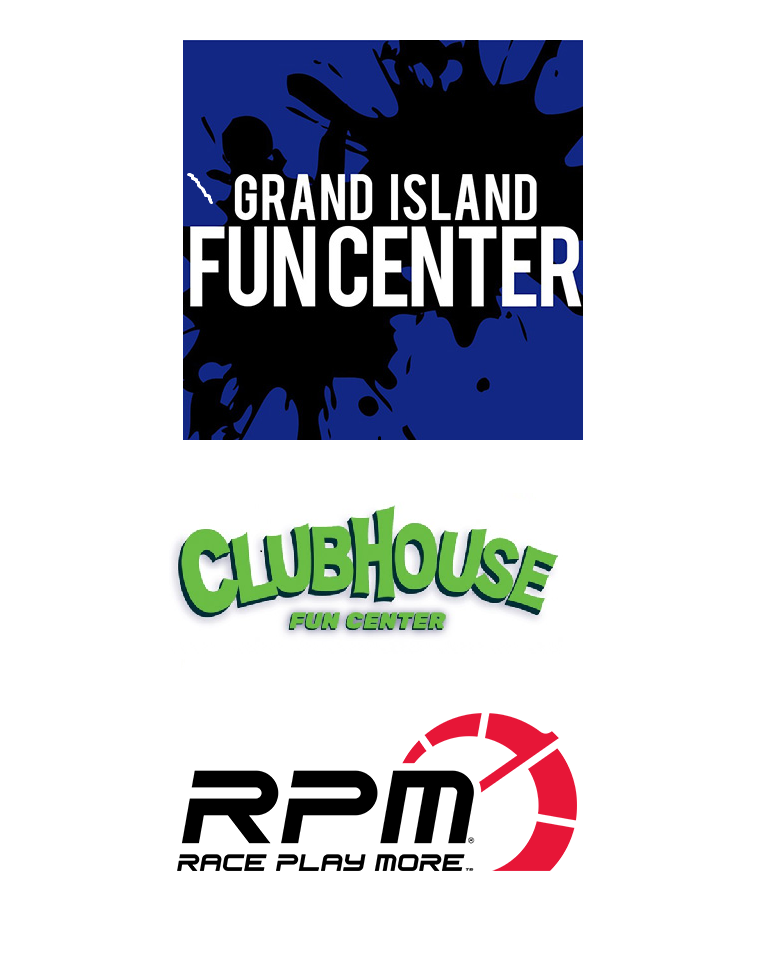 three logos stacked vertically