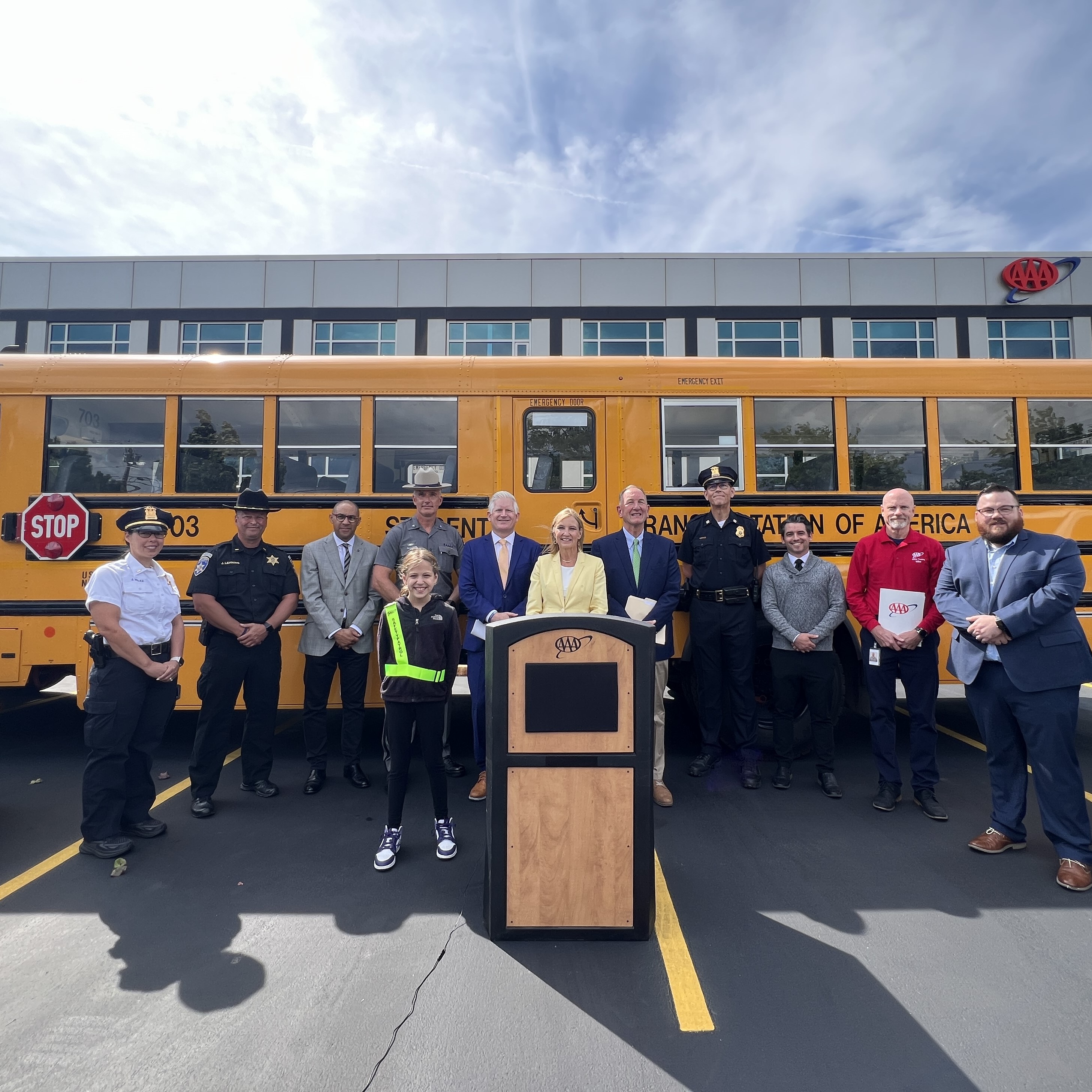 AAA, DMV, NYSP, Erie Co. Clerk, Erie Co. Sheriff, Buffalo PD, Amherst PD, Williamsville Schools Partner on Safety